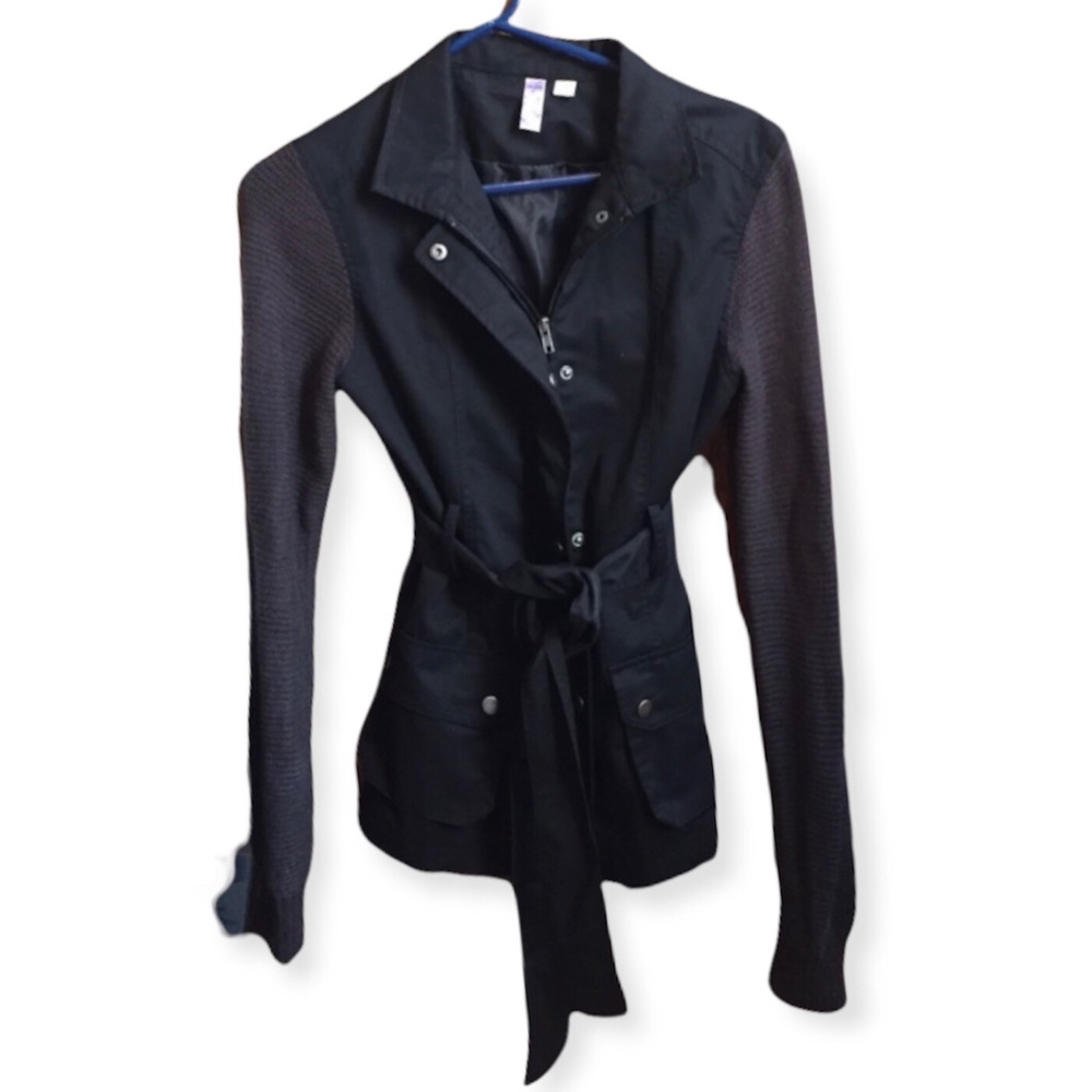 Francesca’s // Alya Black Jacket black S jacket black jacket casual street nyc